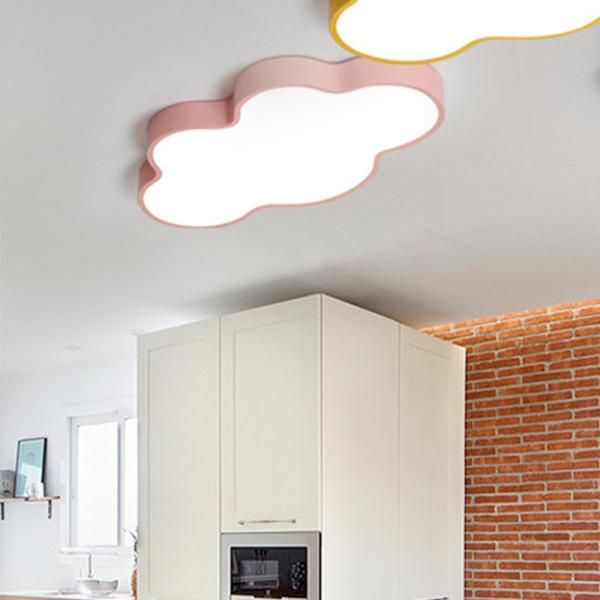 Muxing Lampe Kinderzimmerlampe LED-Lampe Augenschonlampe Schlafzimmerlampe Einbauleuchte Deckenlampe Drei Lichtfarben 60cm F：Wolkenlampe /DYDYD/